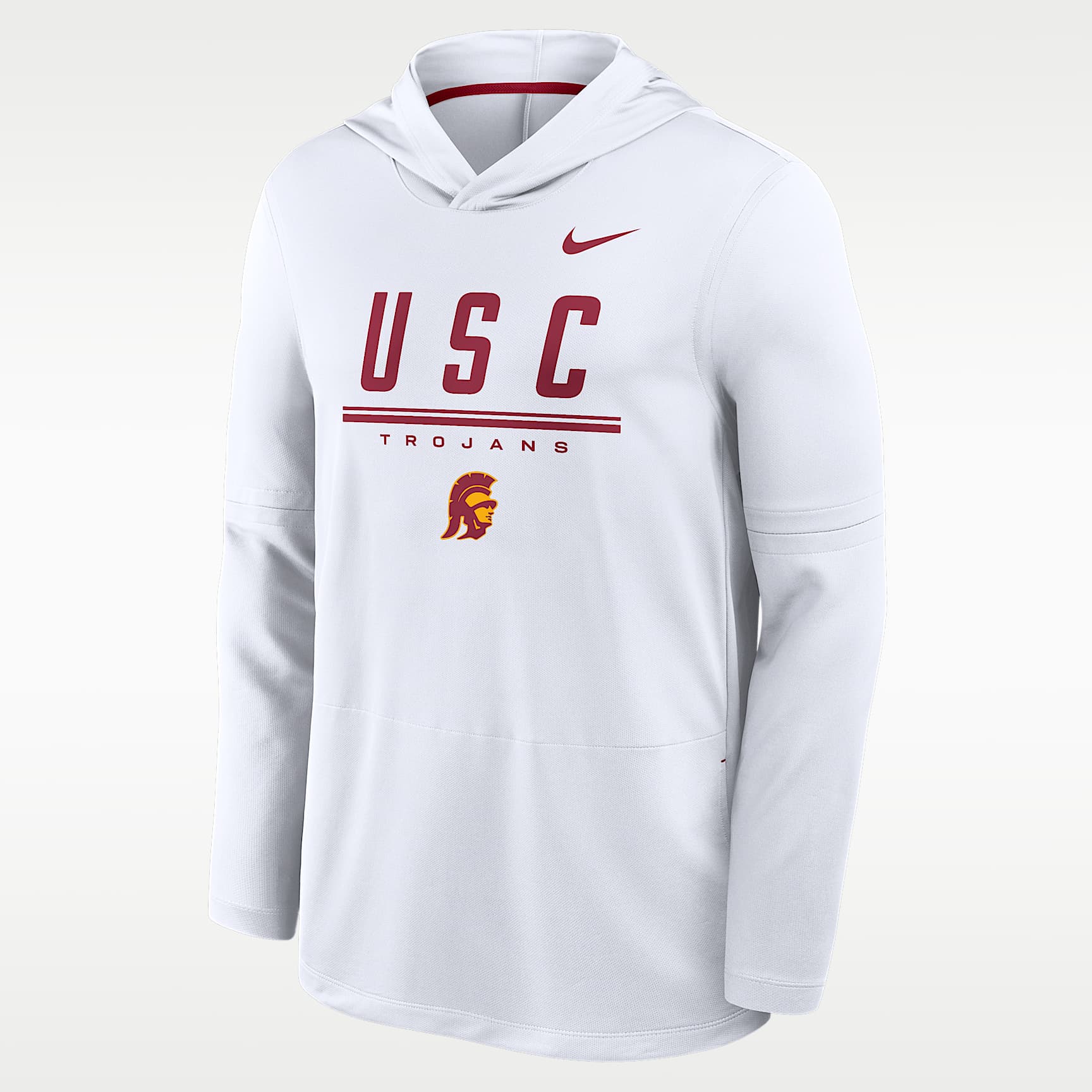 USC Sideline Men's Nike Dri-FIT College Long-Sleeve Hooded Top